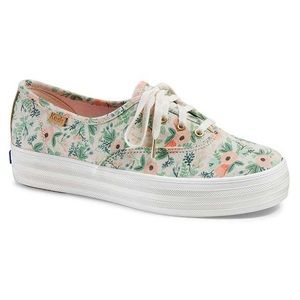 The Keds x Rifle Paper Co Wildflower Triple Decker Sneakers